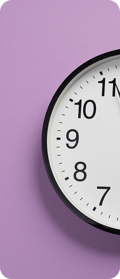 Wall clock still life