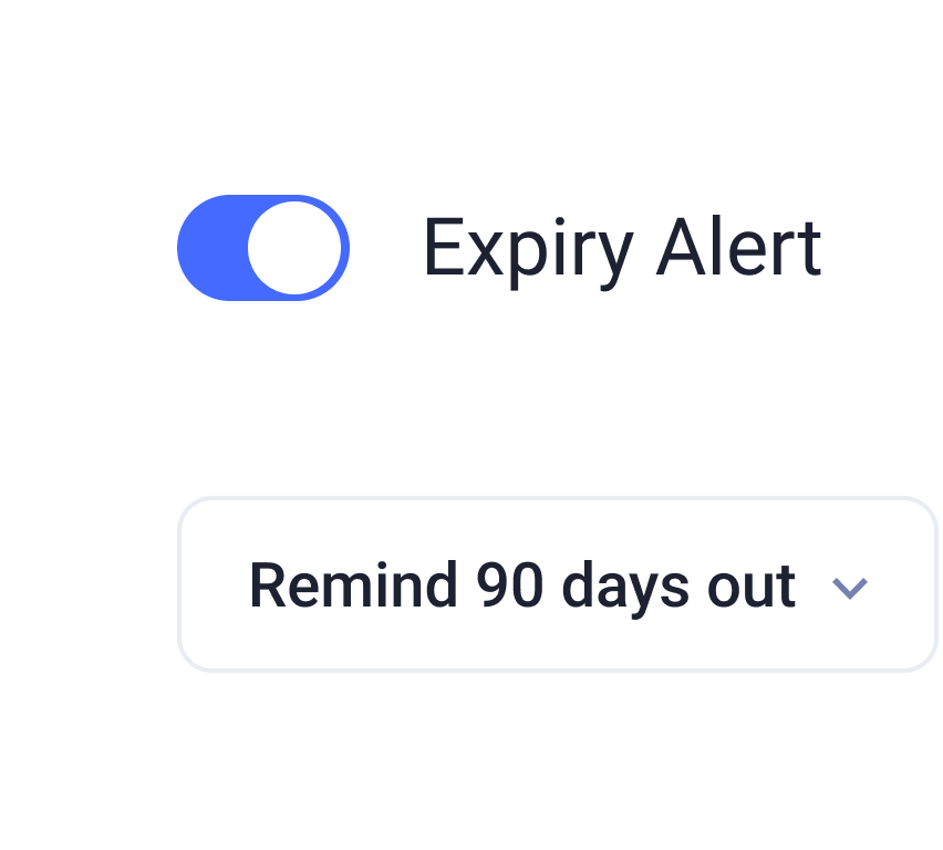Worker eligibility expiry alert snippet